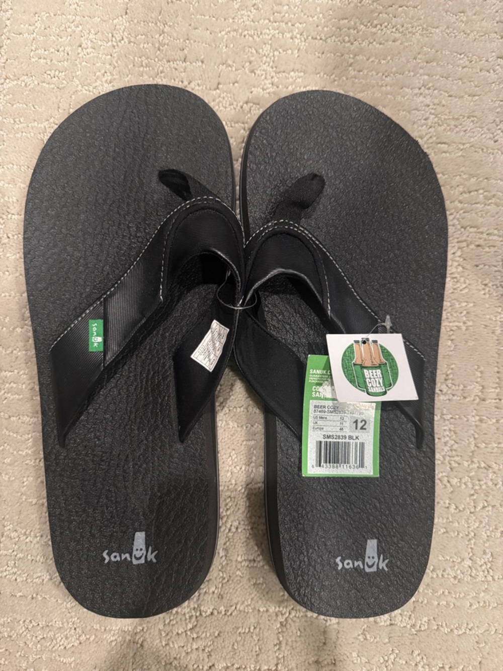 Sanuk Beer Cozy Flip Flop